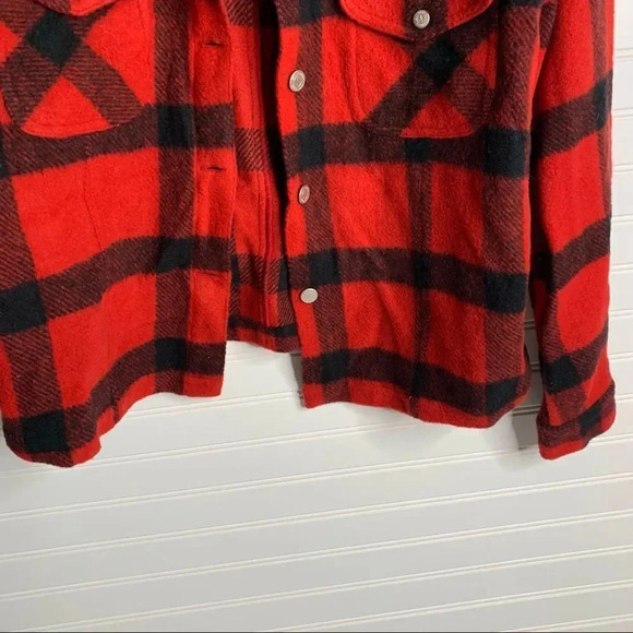 Vintage Plaid Shacket Wool Blend - Picture 4 of 8